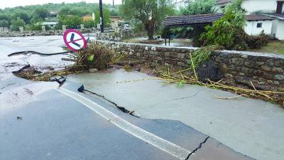 Καταστροφές και στην Εύα