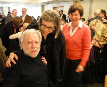 Ο Γιώργος Μαρκόπουλος στην πίτα του "Παμίσου"