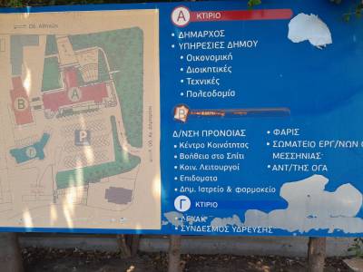 Έμεινε η πινακίδα...