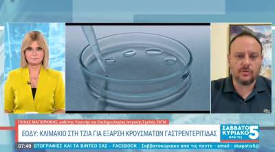 Επιδημία γαστρεντερίτιδας στη Τζια: «Συνήθης ύποπτος ο νοροϊός, δύσκολο να υπάρχει μόλυνση του νερού», λέει ο Γ. Μαγιορκίνης (Βίντεο)