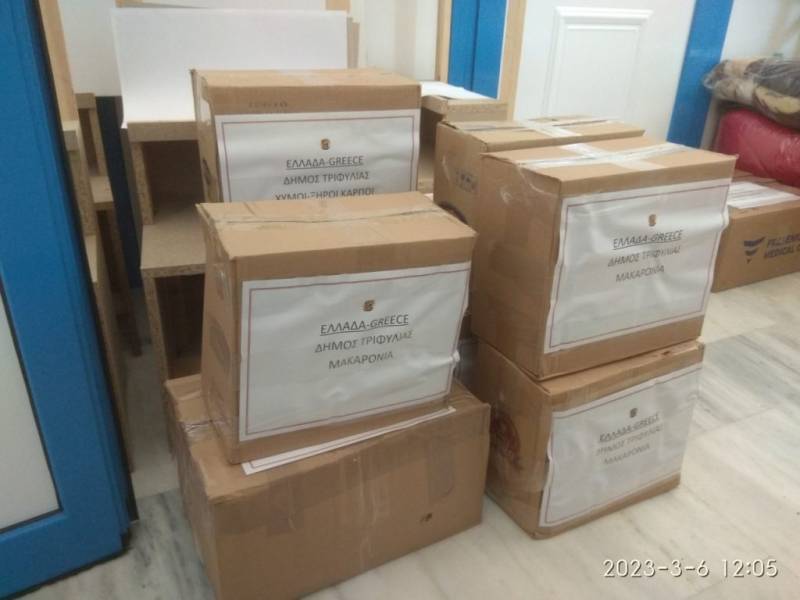 Δήμος Τριφυλίας: Δεύτερη αποστολή βοήθειας σε σεισμοπαθείς