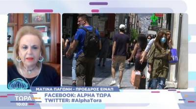 Παγώνη: Η μάσκα θα είναι μαζί μας - Θα είναι ελεγχόμενο το Φθινόπωρο (Βίντεο)