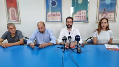 ΚΚΕ: Στην Καλαμάτα λίγο πριν τις κάλπες ο υπ. ευρωβουλευτής Λευτέρης Νικολάου - Αλαβάνος (βίντεο)