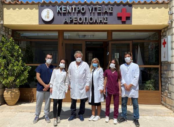 Φοιτητές από Ιατρικές Σχολές εκπαιδεύονται στο Κ.Υ. Αρεόπολης