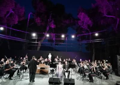 Ομορφη βραδιά στο Κάστρο από τη Δημοτική Φιλαρμονική Καλαμάτας