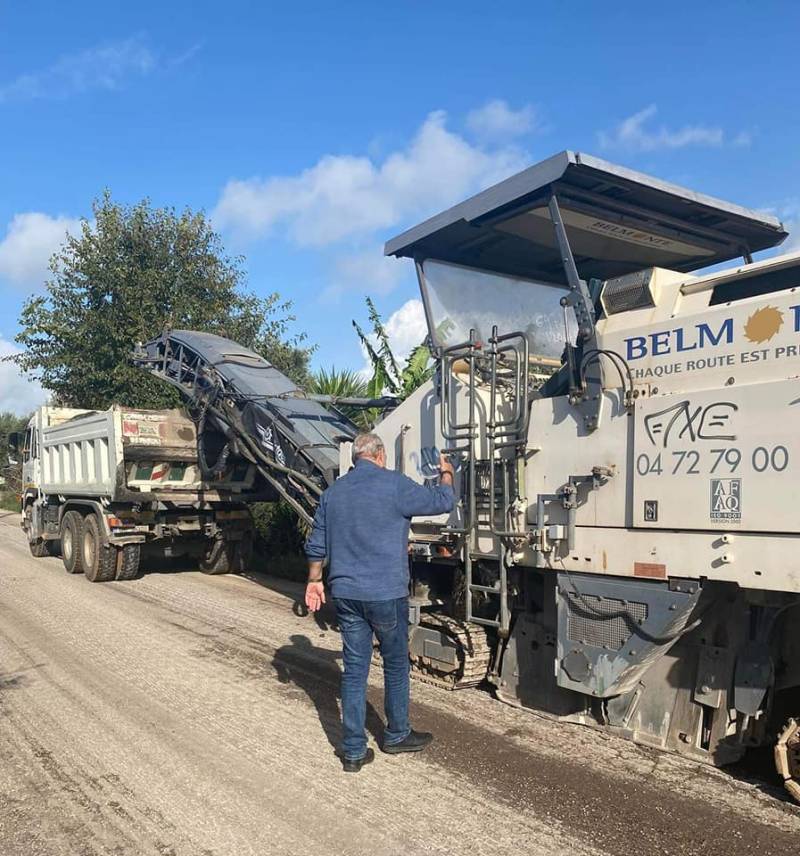 Επισκευές στο δρόμο Φιλιατρά - Μαραθόπολη