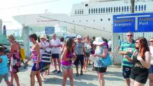 Η Καλαμάτα υποδέχτηκε 1.314 επιβάτες κρουαζιερόπλοιου