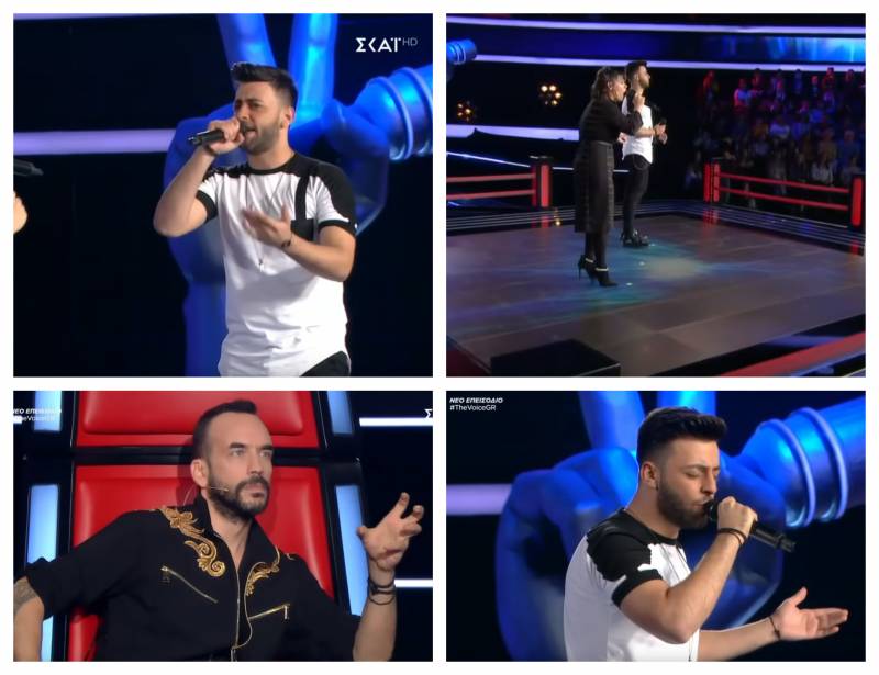 Τhe Voice: Στη φάση των knockouts ο Καλαματιανός Παναγιώτης Μπουραντώνης (Βίντεο)