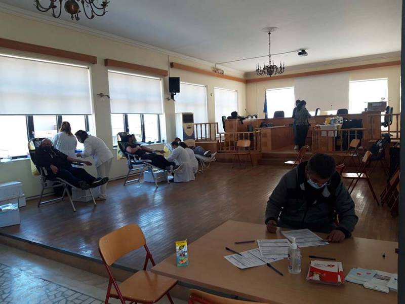 Εθελοντική αιμοδοσία στους Γαργαλιάνους