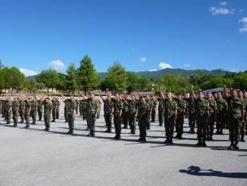 Ορκωμοσία νεοσύλλεκτων της 2014 Ε' ΕΣΣΟ στο 9ο Σύνταγμα Πεζικού