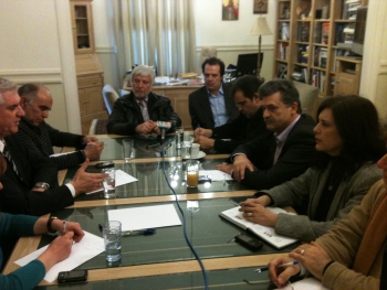 Συνάντηση Τατούλη με προέδρους Επιμελητηρίων