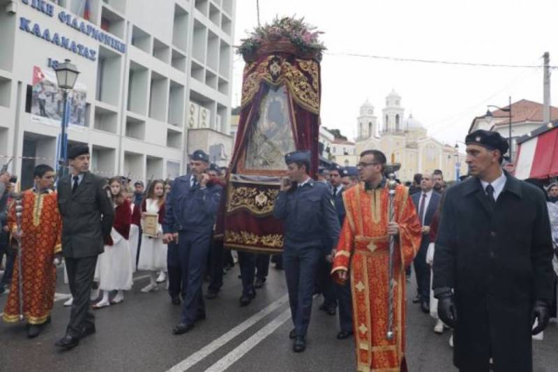 Η Καλαμάτα γιορτάζει την πολιούχο της Υπαπαντή