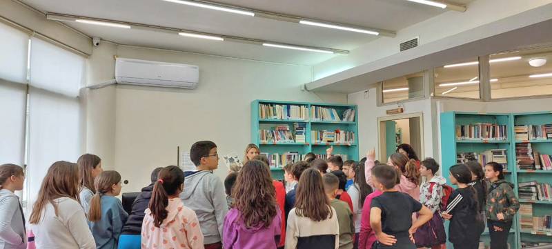 Μαθητές από τη Σπάρτη στη Δημόσια Κεντρική Βιβλιοθήκη Καλαμάτας