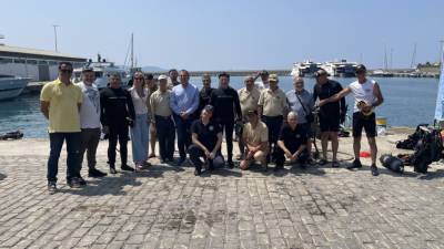 Δράση του Συνδέσμου Ελλήνων Βατραχανθρώπων στην Καλαμάτα