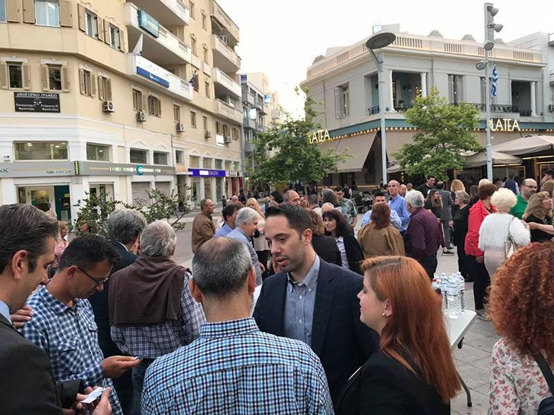 Την Καλαμάτα επισκέφθηκε o υπ. ευρωβουλευτής Λευτέρης Βαρουξής