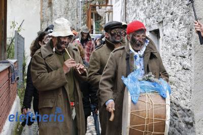 Μεσσηνία: Αναβίωσε και φέτος το δρώμενο της Ευετηρίας στη Νέδουσα (βίντεο-φωτογραφίες)