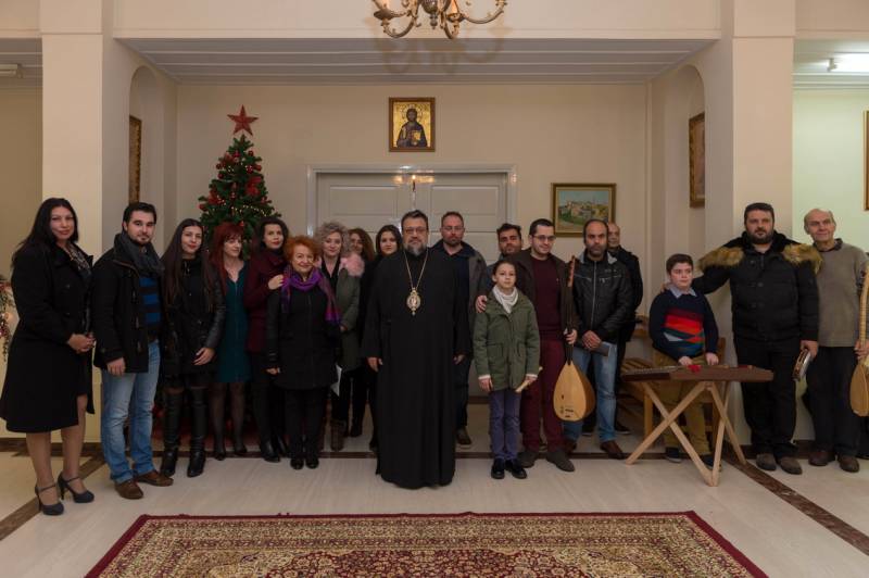 Έψαλαν τα κάλαντα στον μητροπολίτη Μεσσηνίας