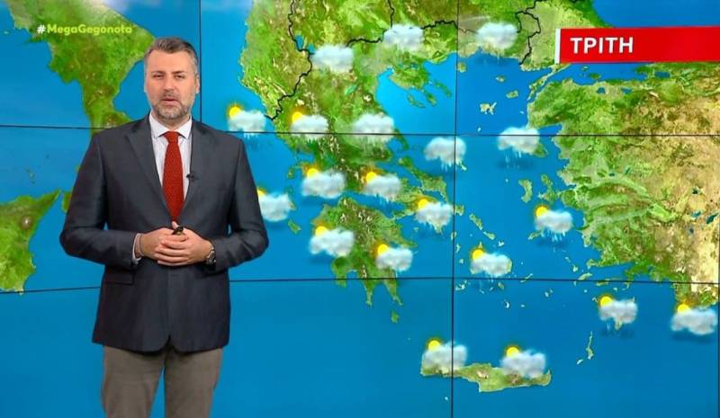 Άστατος ο καιρός με τοπικές βροχές την Τρίτη - Αναλυτική πρόγνωση (Βίντεο)