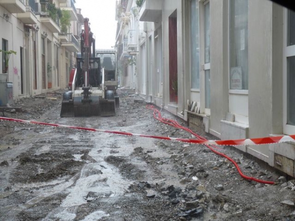Αποχετεύσεις στο Ιστορικό Κέντρο