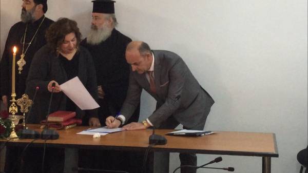 Ορκίστηκε ο νέος δήμαρχος Ευρώτα Δήμος Βέρδος