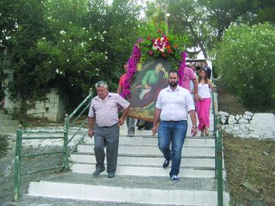 Λιτάνευση της εικόνας του Προφήτη Ηλία