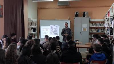 Ομιλία για τα ναρκωτικά στο Γυμνάσιο Πύλου