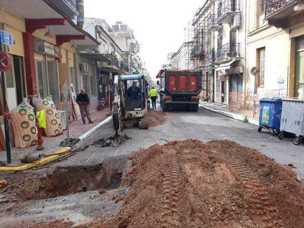 Ούτε στη μέση δεν είναι το νέο δίκτυο ύδρευσης