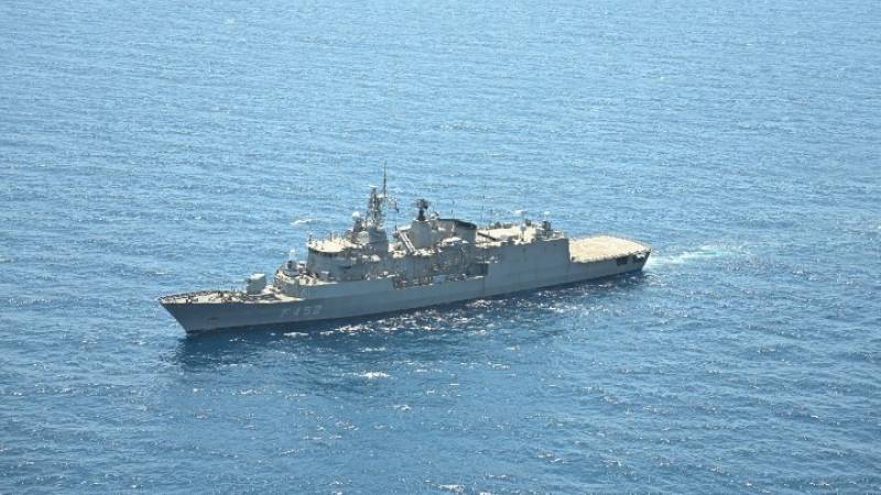 Κατάρριψη UAV από τη φρεγάτα ΥΔΡΑ στον Κόλπο του Άντεν