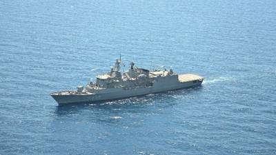 Κατάρριψη UAV από τη φρεγάτα ΥΔΡΑ στον Κόλπο του Άντεν