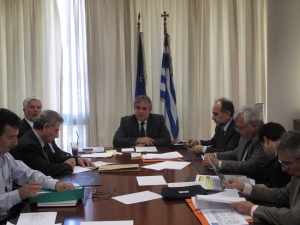 Σύσκεψη περιφερειαρχών με τον Τάσο Αποστολόπουλο