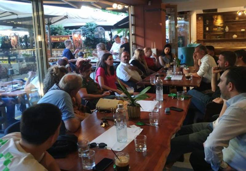 Συναντήσεις της Ολγας Μαρκογιαννάκη σε Κυπαρισσία και Καλαμάτα