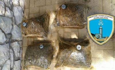 58 κιλά χασίς βρέθηκαν να επιπλέουν στα Κύθηρα