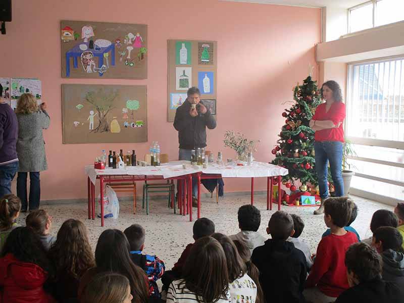 Ενημέρωση μαθητών του 4ου Δημοτικού Καλαμάτας για το ελαιόλαδο
