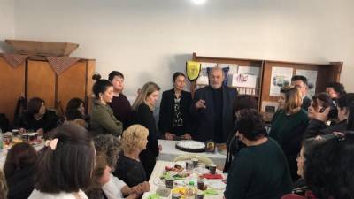 Την πίτα της έκοψε η Ενωση Γυναικών Λεύκης