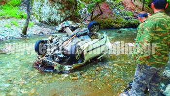 Νεκρός σε αυτοκίνητο στο φαράγγι του Νέδοντα