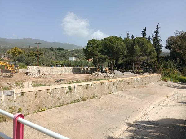 Σε εξέλιξη οι εργασίες για το Υπαίθριο Πάρκο Ελιάς