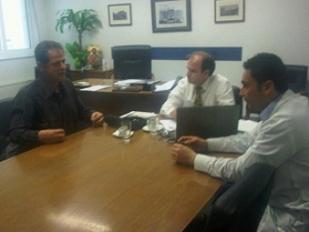 Συνάντηση Μπέζου με εκπροσώπους του Υπεραστικού ΚΤΕΛ για τη γραμμή του Νοσοκομείου