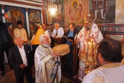 Ο Μητροπολίτης Μεσσηνίας στο Ρωμύρι Πυλίας
