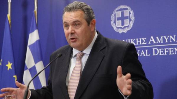 Καμμένος: "Απώλεια ψυχραιμίας" από την πλευρά της Τουρκίας