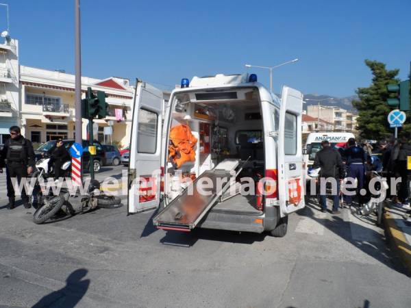 Σύγκρουση δικύκλων με τραυματισμό στην Καλαμάτα