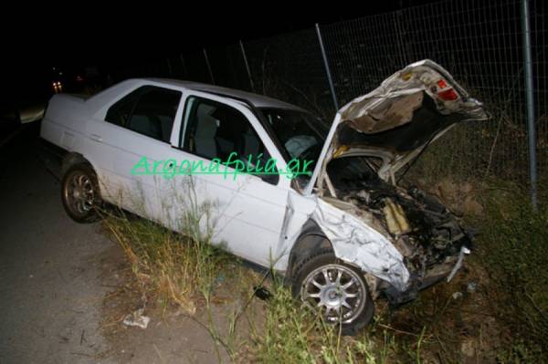 Σφοδρή σύγκρουση οχημάτων με τραυματισμό τα μεσάνυχτα στη Νέα Κίο (βίντεο)