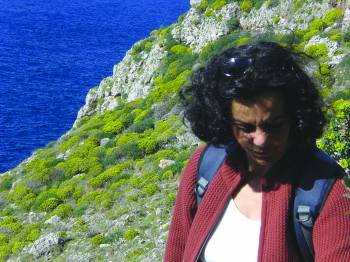 Η Μαριάμ Τσακιριάν στην έκθεση "Reframing nature"