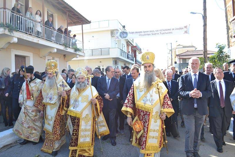 Φιλιατρά: Προεκλογικός καβγάς Νίκα και Τατούλη στη γιορτή του Αγίου Χαραλάμπους