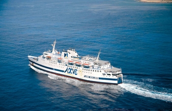 Πρώτο δρομολόγιο σήμερα του πλοίου "Βιτσέντζος Κορνάρος"