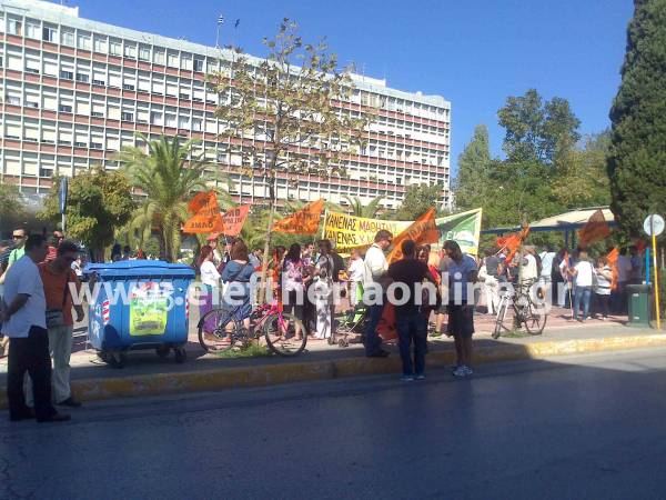 Απεργιακή συγκέντρωση και πορεία ΑΔΕΔΥ και ΕΛΜΕ στην Καλαμάτα