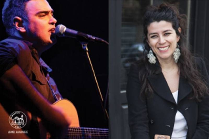 Μαρία Κηλαηδόνη και Δημήτρης Βεριώνης στο λιμάνι Καλαμάτας