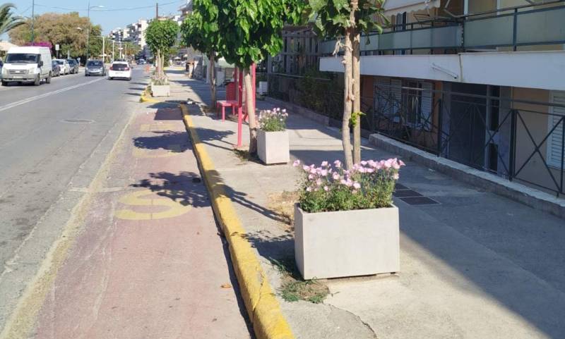 Συνεχίζονται οι φυτεύσεις λουλουδιών στην Καλαμάτα - Πράσινες παρεμβάσεις δίνουν χρώμα