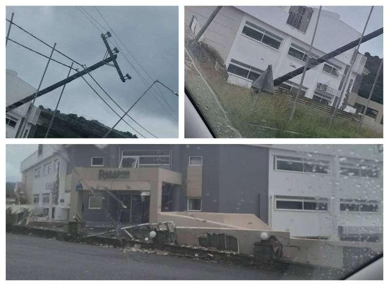 Κακοκαιρία "Αντέλ": Μεγάλες ζημιές από ανεμοστρόβιλο στη Φοινικούντα