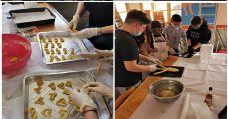 Πασχαλιάτικες νοστιμιές στο Γυμνάσιο Καρδαμύλης