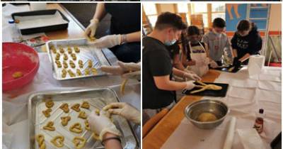 Πασχαλιάτικες νοστιμιές στο Γυμνάσιο Καρδαμύλης